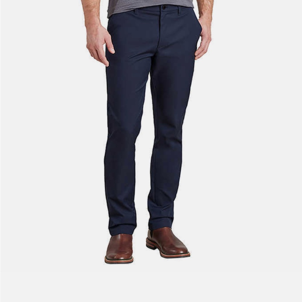 English Laundry Mens Flat Front Chino Pants 38x29 Stretch Flex Waistband